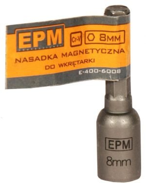 Typ Nasadowy EPM E-400-6008 KOŃCÓWKA MAGNETYCZNA DO WKRĘTARKI 1/4 8x48MM 8x48mm