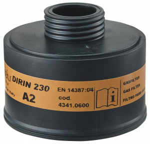 Ochrona dróg oddechowych Filtr gazowy Dirin 230, A2 "230"