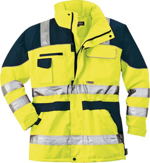 Odzież o wysokiej widoczności Kurtka ostrzegawcza, rozmiar XL, żółty/niebieski kurtka