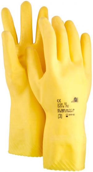 Ochrona rąk Rękawice extra 702 żółte, 310mm, rozmiar 8 (10 par) 310mm,