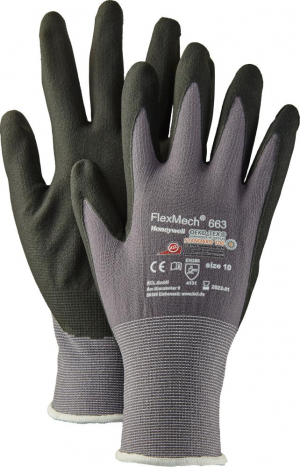 Ochrona rąk Rękawice FlexMech 663, rozmiar 11 (10 par) 663,