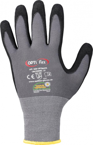 Ochrona rąk Rękawice Optimate, nitrylowe, rozmiar 10 (12 par) nitrylowe,