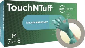 Ochrona rąk Rękawice TouchNTuff 92-500, roz. 9,5-10 (pudełko 100szt)