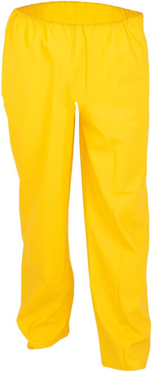 Odzież robocza Spodnie z paskiem w talii, PU stretch, rozmiar 1/50-52, żółte 1/50-52,
