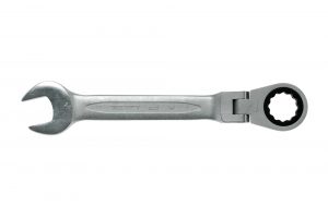 Klucze Klucz płasko-oczkowy przegubowy z zapadką 17 mm Teng Tools