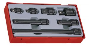 Klucze 13-elementowy zestaw kluczy nasadowych maszynowych z chwytem kwadratowym 1/2″ Teng Tools TT9207A